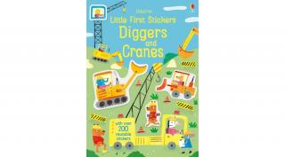 LITTLE FIRST STICKERS - DIGGERS AND CRANES