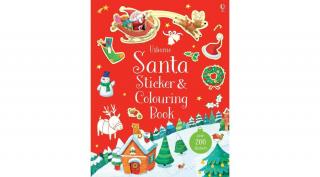 SANTA STICKER AND COLOURING BOOK