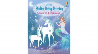 STICKER DOLLY DRESSING - UNICORNS AND MERMAIDS