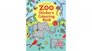 ZOO STICKER AND COLOURING BOOK