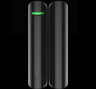 AJAX DoorProtectPlus BL - Vezeték nélküli, beltéri nyitásérzékelő dőlés- és rezgésérzékelővel - Fekete