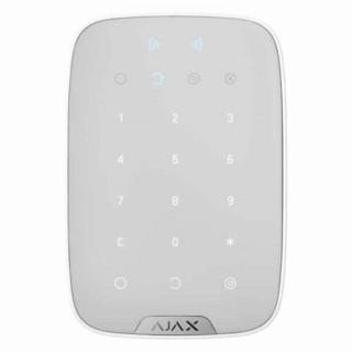 AJAX Keypad - Vezeték nélküli érintés vezérelt kezelő panel, LED visszajelzés - Fehér