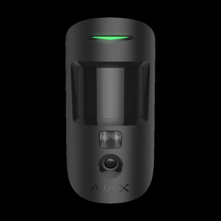 AJAX MotionCam BL - Vezeték nélküli beltéri mozgásérzékelő, beépített kamerával - Fekete