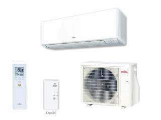 Fujitsu Design Oldalfali Split klíma szett 3,4 kw ASYG12KGTA / AOYG12KGCA