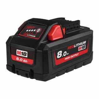 Milwaukee M18 HB8 akkumulátor 8,0Ah/18V Li-ion