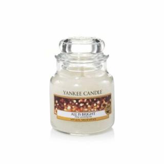 ALL IS BRIGHT KIS ÜVEGGYERTYA, Yankee Candle