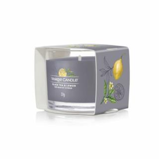 BLACK TEA  LEMON ÜVEGES MINTAGYERTYA, Yankee Candle