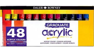 Daler Rowney Graduate Akrilfesték 48 darabos szett