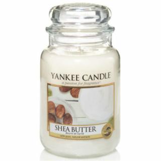 SHEA BUTTER nagy üveggyertya, Yankee Candle