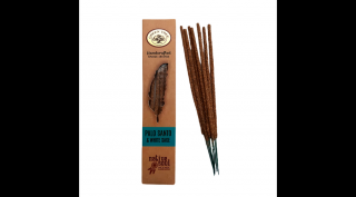 Smudge Incense Native Soul Palo Santo White Sage (Palo Santo-Fehér Zsálya) füstölő , 15 gr