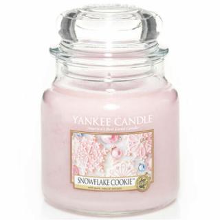 SNOWFLAKE COOKIE közepes üveggyertya, Yankee Candle