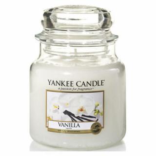 VANILLA  közepes üveggyertya Yankee Candle