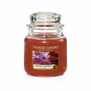 VIBRANT SAFFRON KÖZEPES ÜVEGGYERTYA, Yankee Candle