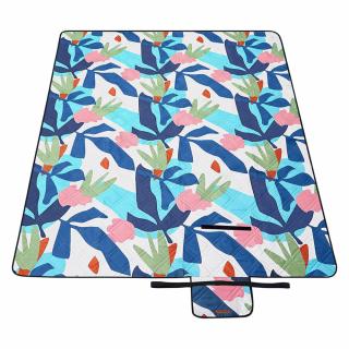XXL piknik takaró, pokróc ,300 x 200 cm színes levelek | SONGMICS