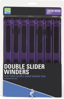 Double Slider Winders 26 cm Wide Purple+Tray