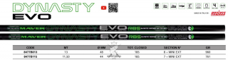 DYNASTY EVO 11,5M és 13M (választható)