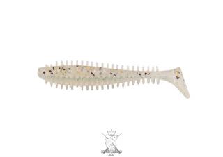 Spikey Shad 9cm UV Salt n Pepper