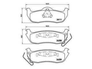 Brembo hátsó WH,WK