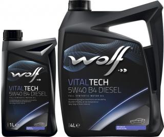 WOLF VITALTECH.5W40 B4 DIESEL 4L