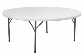 Büfé asztal kerek összehajtható 1500x740 mm
