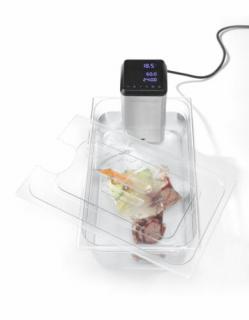 GN 1/1 TETŐ, KIVÁGÁSSAL A SOUS VIDE MERÜLŐRÚD SZÁMÁRA - GN 1/1 - 530x325 mm