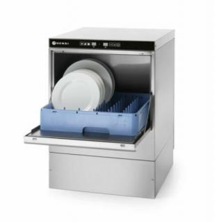 Hendi tányérmosogatógép 50 x 50cm 400V gravitációs, öblítőszer és mosogatószer adagoló