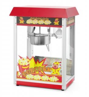 Popcorn gép piros 230V/1500W, 560x420x(H)770mm