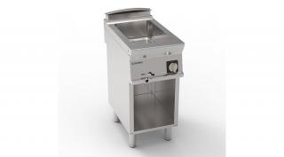 Tecnoinox lábon álló GN1/1 Bain Marie nyitott szekrénnyel - elektromos