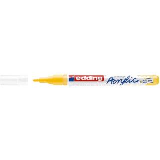 Akril marker 1-2mm Edding 5300 citromsárga
