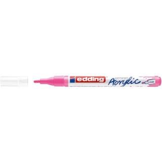 Akril marker 1-2mm Edding 5300 neon rózsaszín