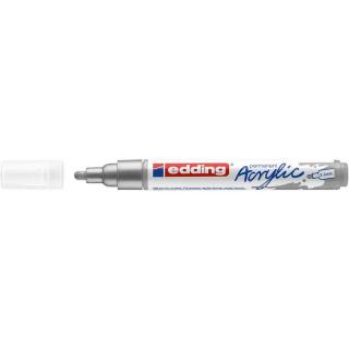 Akril marker 2-3mm Edding 5100 ezüst