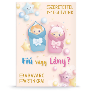Ars Una alkalmi extra borítékos képeslap F babaváró parti meghívó (6468)