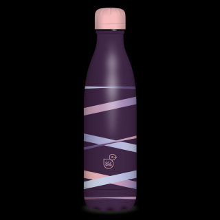 Ars Una duplafalú fémkulacs-500 ml - Ribbon-purple