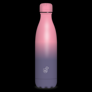 Ars Una duplafalú fémkulacs 500ml Purple-Dark Pink