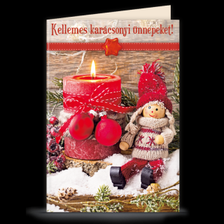 Ars Una karácsonyi szalagos ajándékkísérő (4279)
