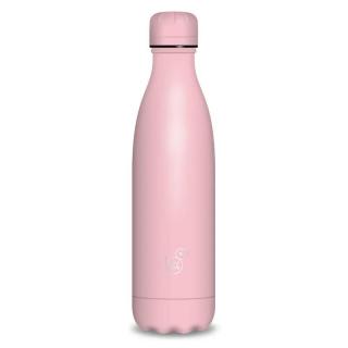 Ars Una rózsaszín duplafalú fémkulacs 500ml Rose