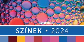 Asztali naptár Színek Cardex 2024