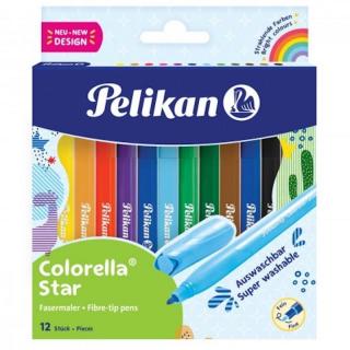 Colorella Star C302-es filctoll 12 színnel kimosható Pelikán