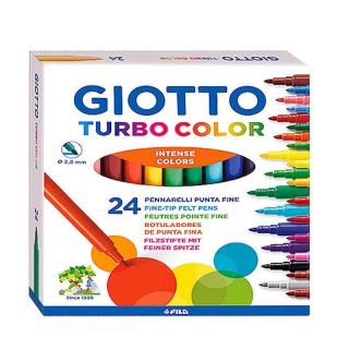 Filctoll készlet 24-es 2,8mm intenzív színek Giotto Turbo Color