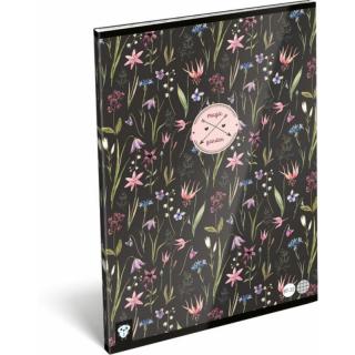 Füzet tűzött A/4 Kis Bagoly Magic Garden Lizzy Card - kockás
