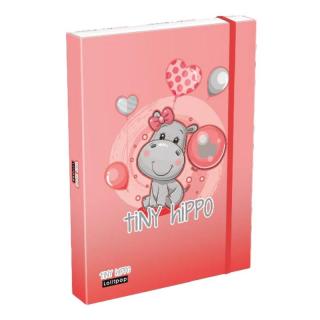 Füzetbox A/4 víziló mintás Lizzy Card Tiny Hippo