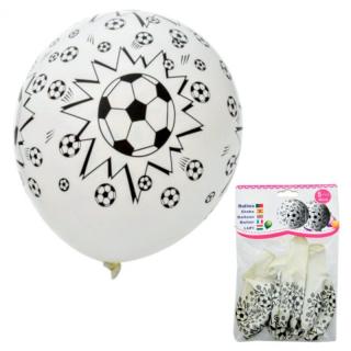 Gumi lufi focilabdás mintával 30cm 5 db/csomag 210239