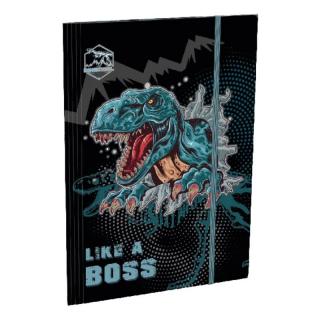 Gumis mappa dosszié A/4 dínós Lizzy Card Dino Cool Boss