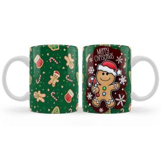 Karácsonyi Bögre Mézeskalács Merry Christmas