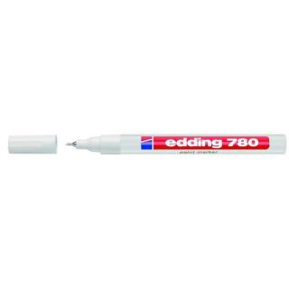 Lakkmarker 0,8mm, kerek Edding 780 fehér