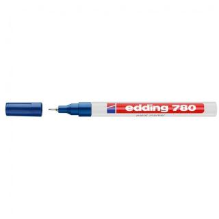 Lakkmarker 0,8mm, kerek Edding 780 kék