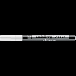 Lakkmarker 0,8mm, kerek Edding 792 fehér