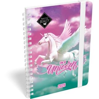 Lizzy Calendar Heti tervező B6 Spirál Magic Beauty, Magic 2025