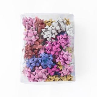 Öntapadós glitteres kicsi csillag 5 cm 6 szín 60 db 030464