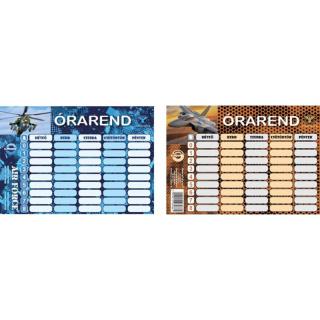 Órarend T-Creativ kicsi 24 Army 117x165 cm 25 db-os csomag
